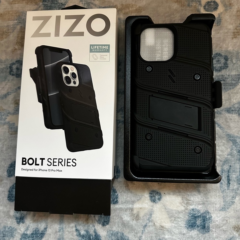 Zizo Bolt Series Black Case for iPhone 13 Pro Max